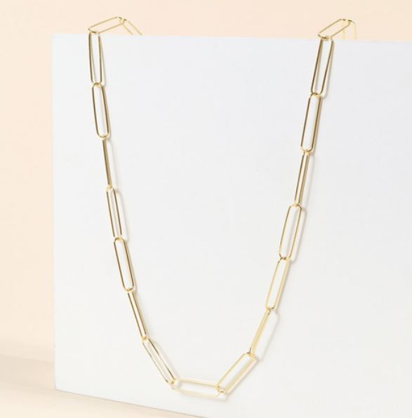 Bethany's Elegance in Gold Chain Necklace